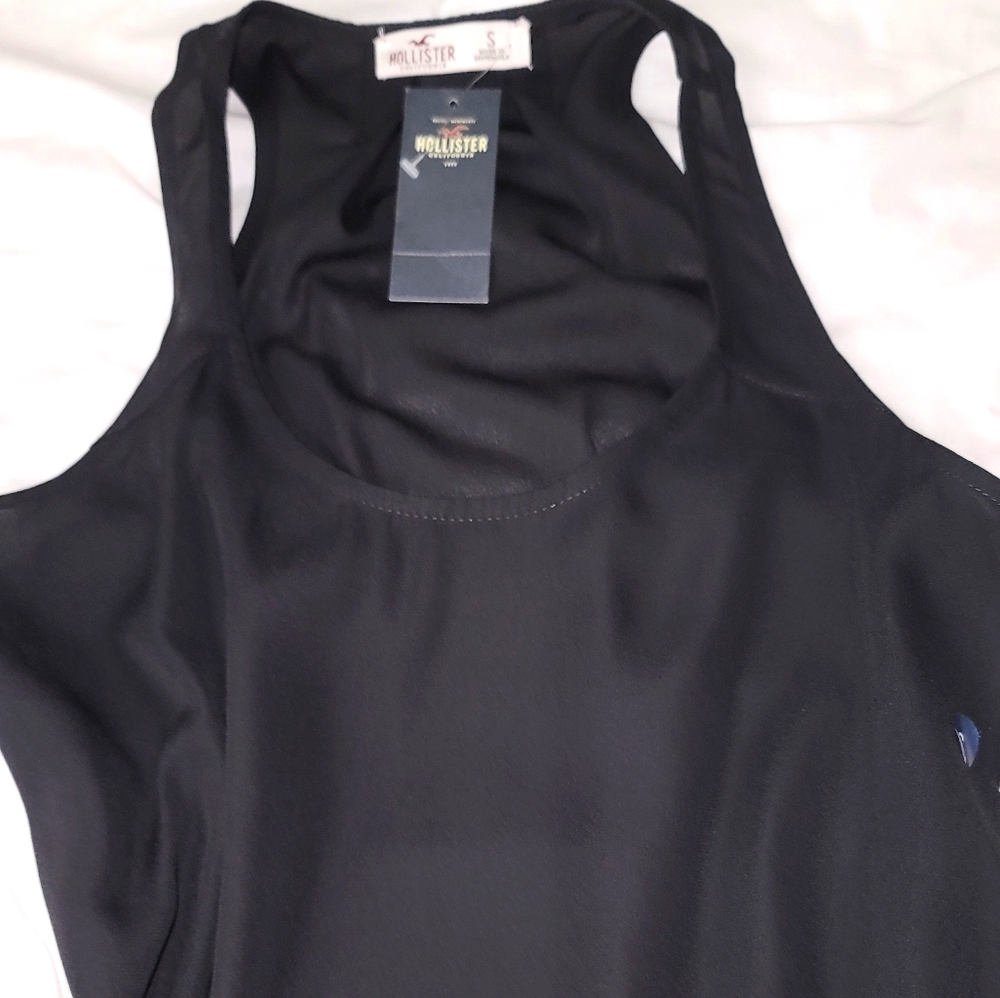 Hollister black tank top